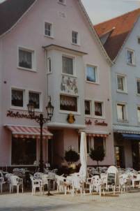 Terrasse Hofkonditorei Café Seelos in Sigmaringen